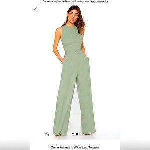 Nasty Gal Come Across It Wide Leg Trouser